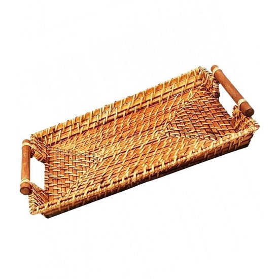 Bandeja 35x25cm Retangular Rattan